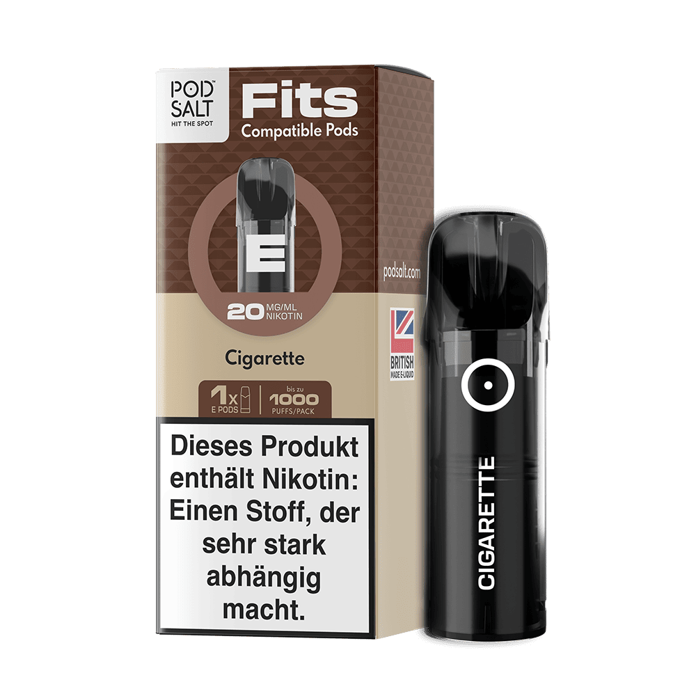 3x Pod Salt Fits Pods Einweg Pod - Cigarette - 20mg Nikotinsalz 2ml