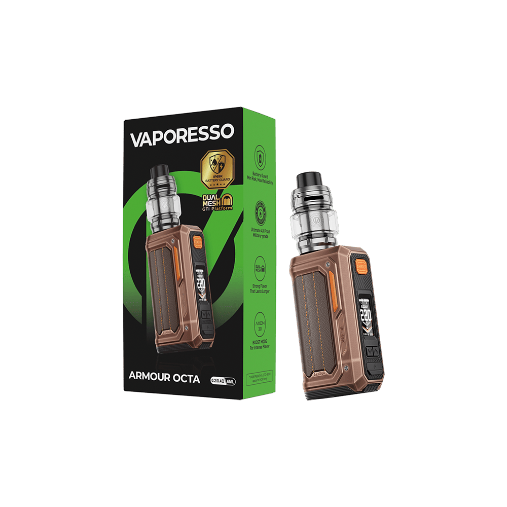 Vaporesso Armour Octa Kit Rust Bronze Verpackung