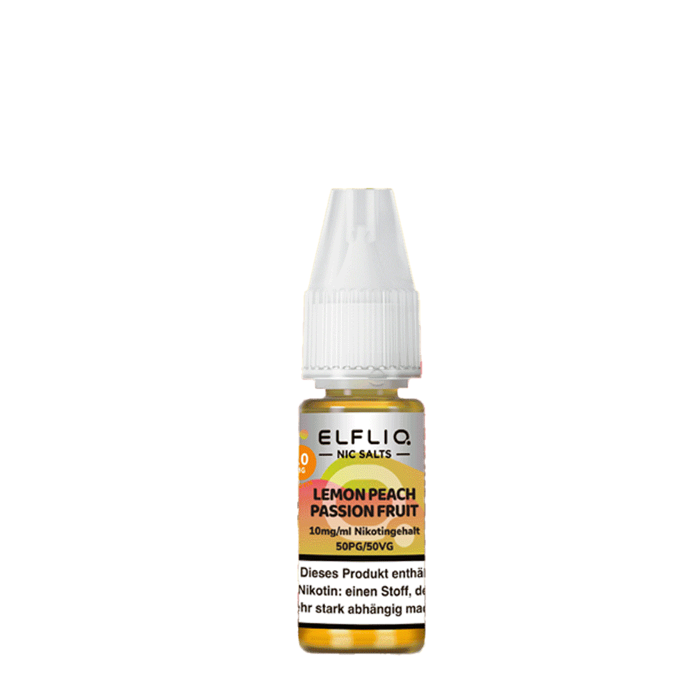 Elfliq by Elfbar Nikotinsalz - Lemon Peach Passion Fruit - Liquid 10mg 10ml
