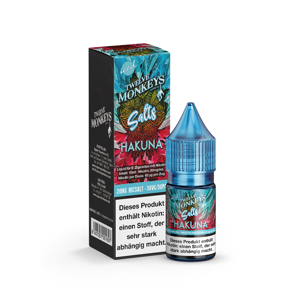 Twelve Monkeys Nikotinsalz - Hakuna - 10ml Liquid 20mg