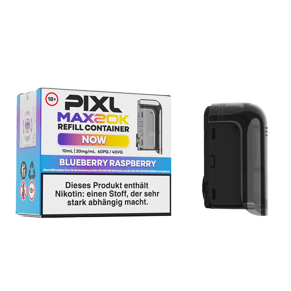 PIXL MAX 20K Einweg Pod - Blueberry Raspberry - 20 mg Nikotinsalz 10ml