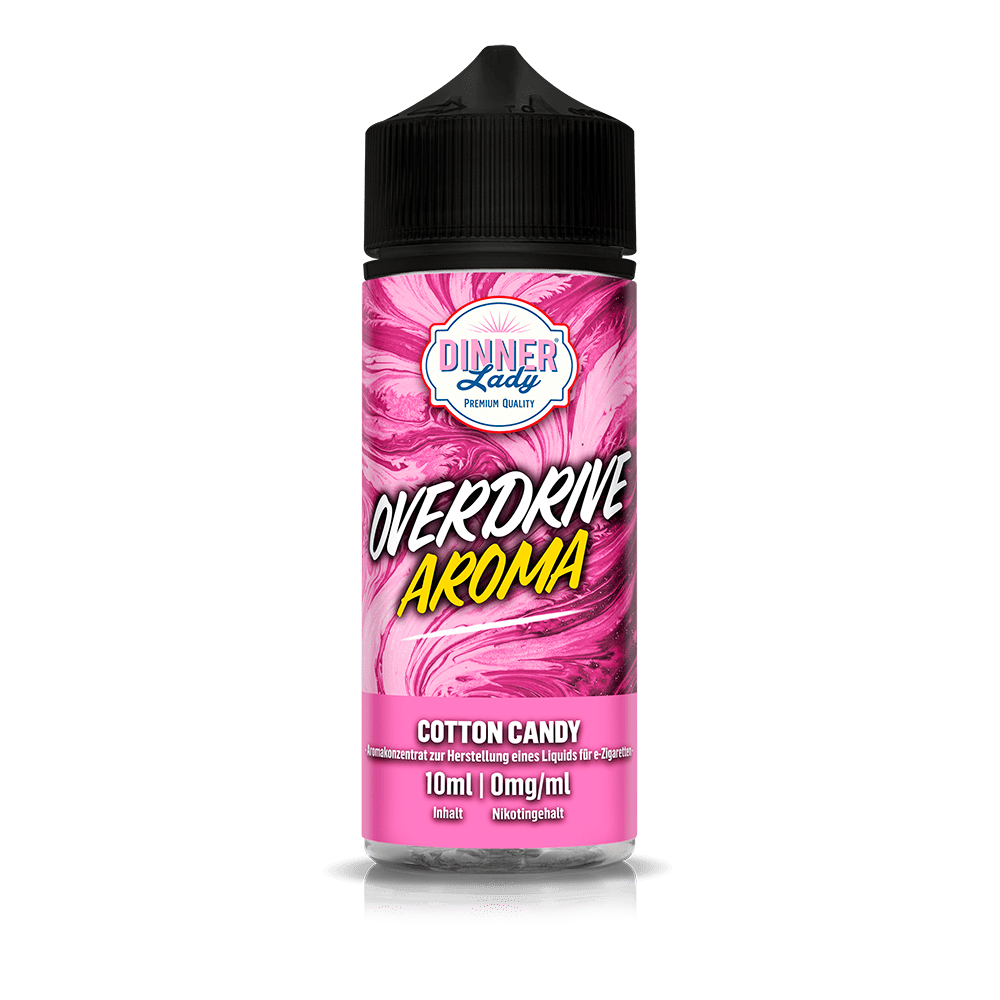 Dinner Lady Overdrive Longfill - Cotton Candy - 10ml in 120ml Flasche