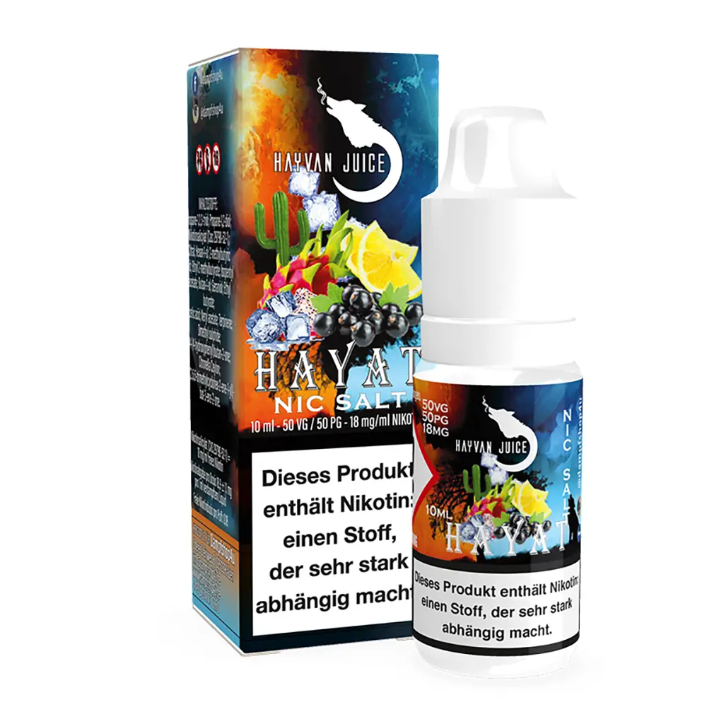 Hayvan Juice Nikotinsalz - Hayat - Liquid 18mg 10ml