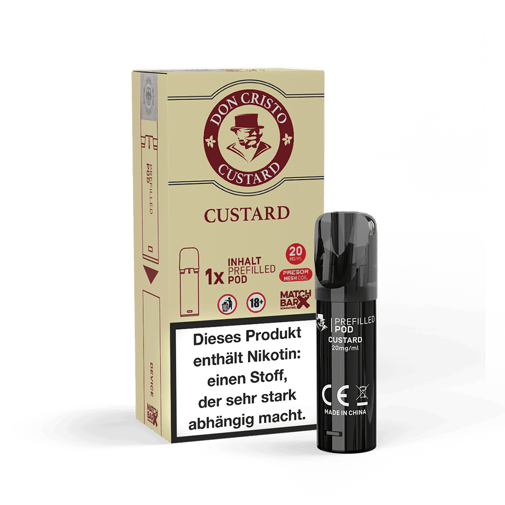 Don Cristo Einweg Pod - Custard - 20mg 2ml