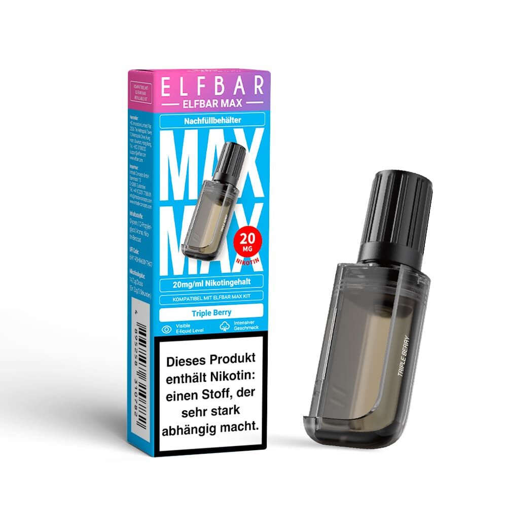 Elfbar MAX Refill Pod - Triple Berry - 20mg Nikotinsalz 10ml