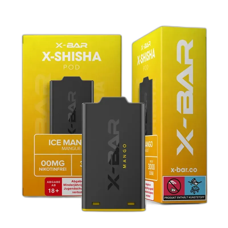 X-Bar - X-Shisha Pod - Ice Mango - 7ml 0mg