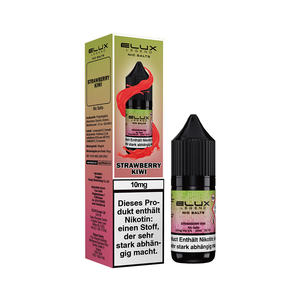 Elux Nikotinsalz - Strawberry Kiwi - Liquid 10mg 10ml