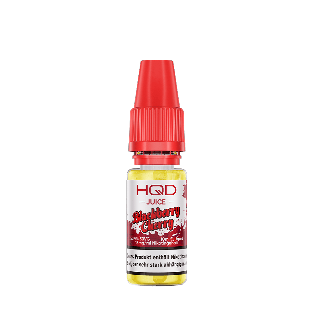 HQD Juice Nikotinsalz - Blackberry Cherry - 10ml Liquid 18mg
