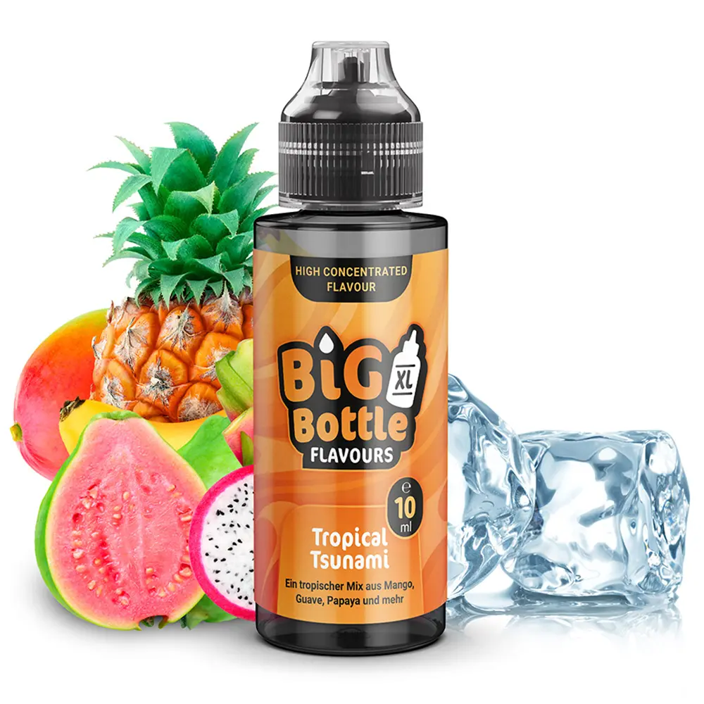 Big Bottle Flavours Longfill - Tropical Tsunami - 10ml Aroma in 120ml Flasche