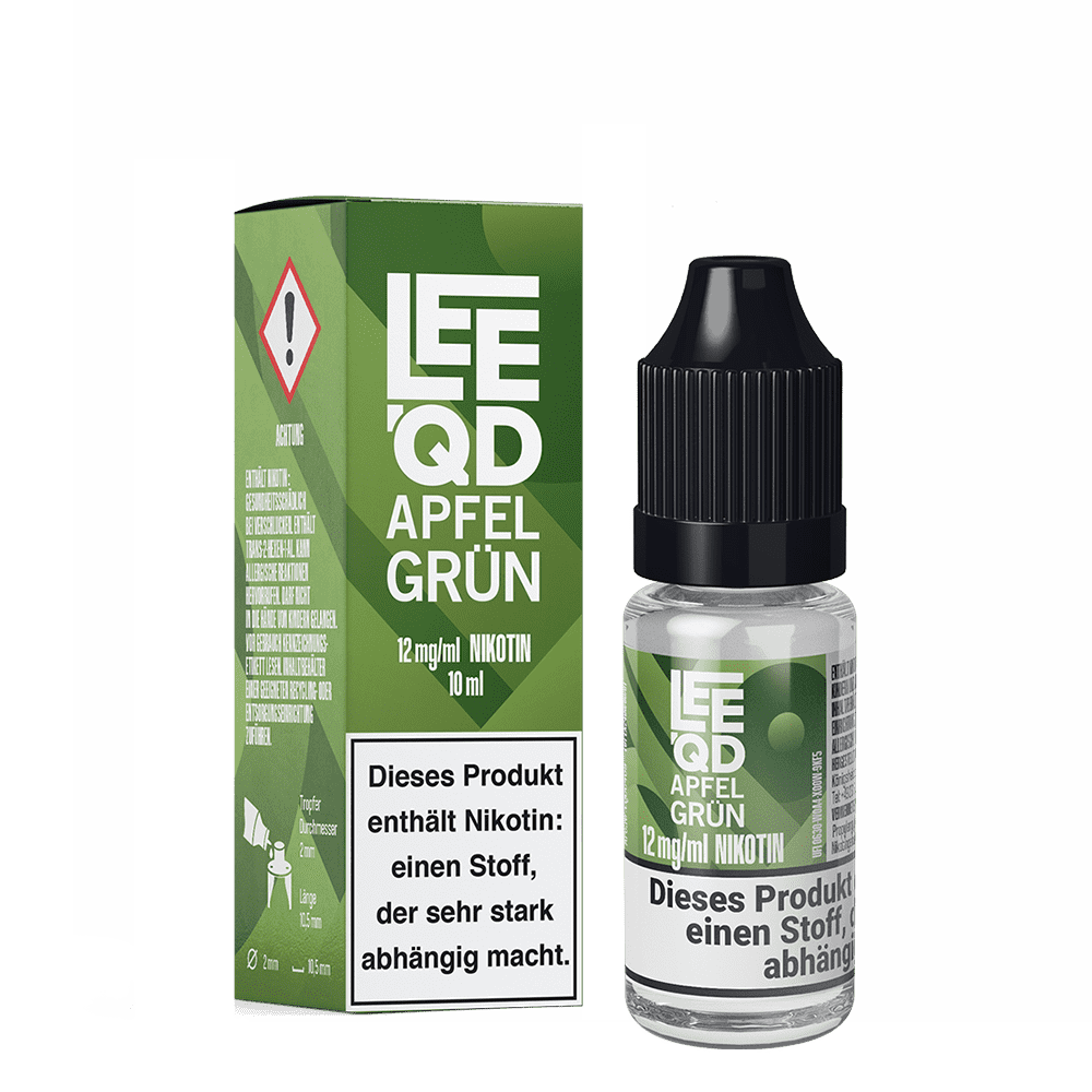 LEEQD Liquid - Fruit Apfel grün - 12mg 10ml