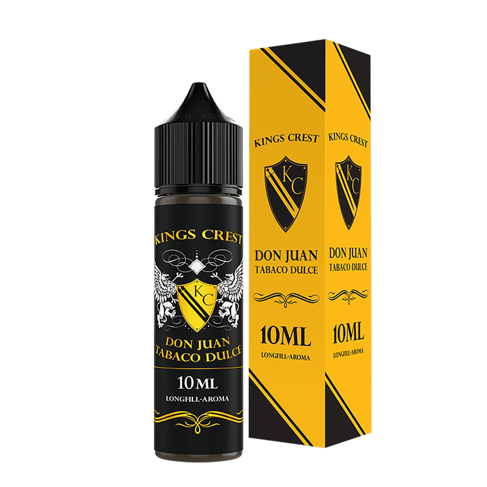 Kings Crest Longfill - Don Juan Tobaco Dulce - 10ml in 60ml Flasche Kings Crest Longfill - Don Juan Tobaco Dulce - 10ml in 60ml Flasche