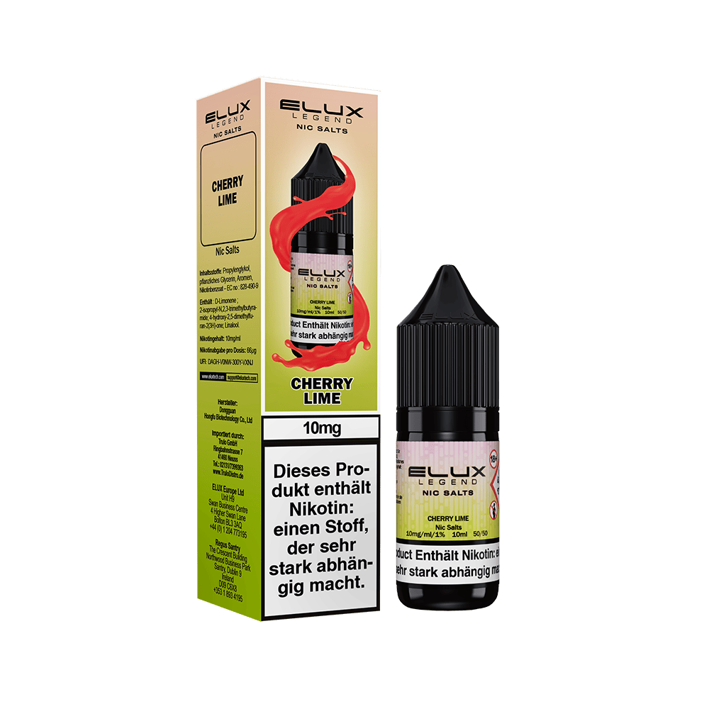 Elux Nikotinsalz - Cherry Lime - Liquid 10mg 10ml