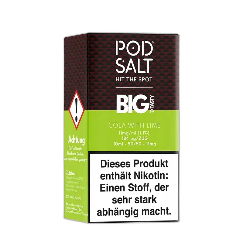 Pod Salt Fusion - Cola with Lime - 10ml Liquid 11mg Nikotinsalz