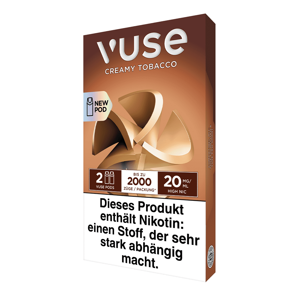 2x Vuse Pod Creamy Tobacco Nic Salts 20mg