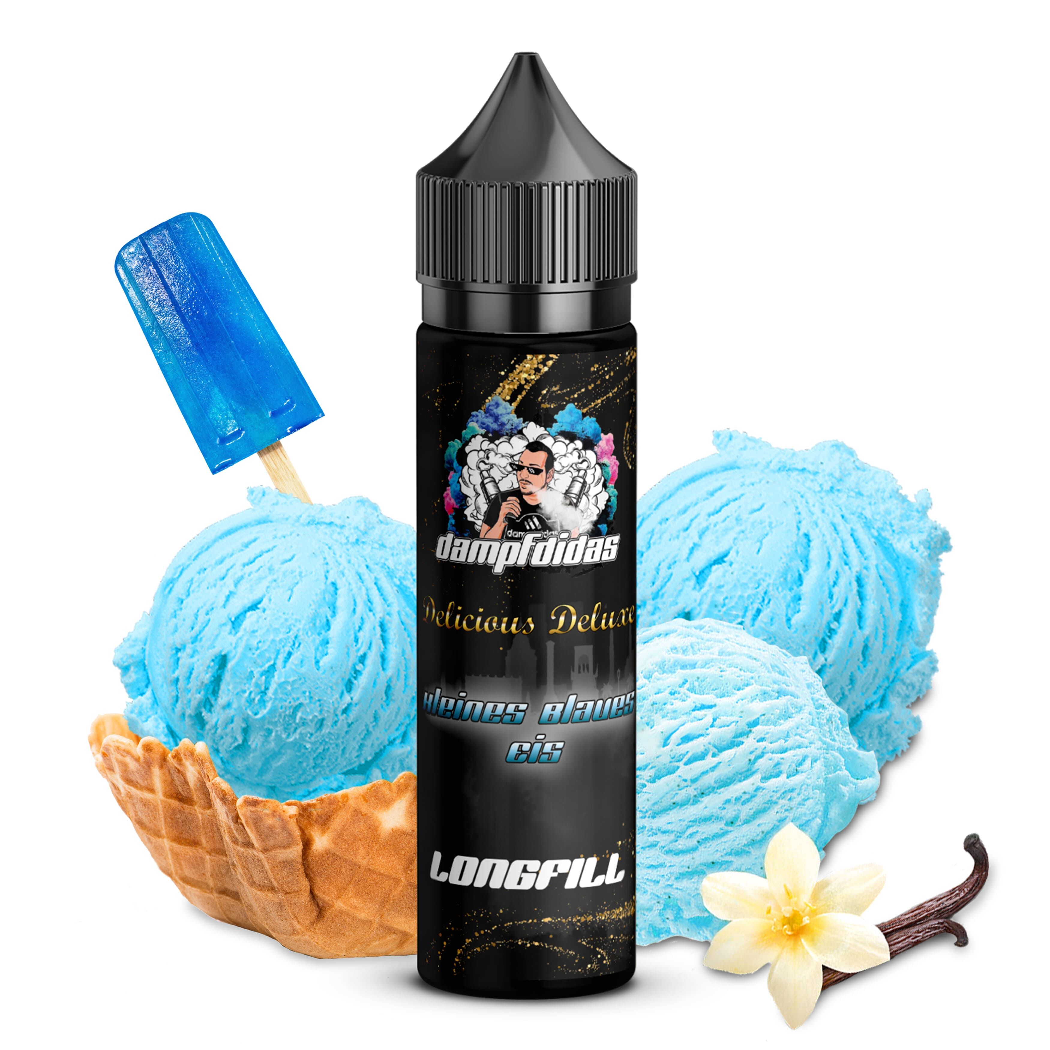 Dampfdidas Longfill - Kleines Blaues Eis - 10ml Aroma in 60ml Flasche Dampfdidas Longfill - Kleines Blaues Eis - 10ml Aroma in 60ml Flasche