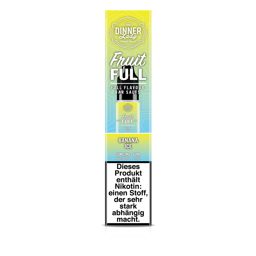 Dinner Lady Fruit Full Nikotinsalz - Banana Ice - 10ml Liquid 20mg