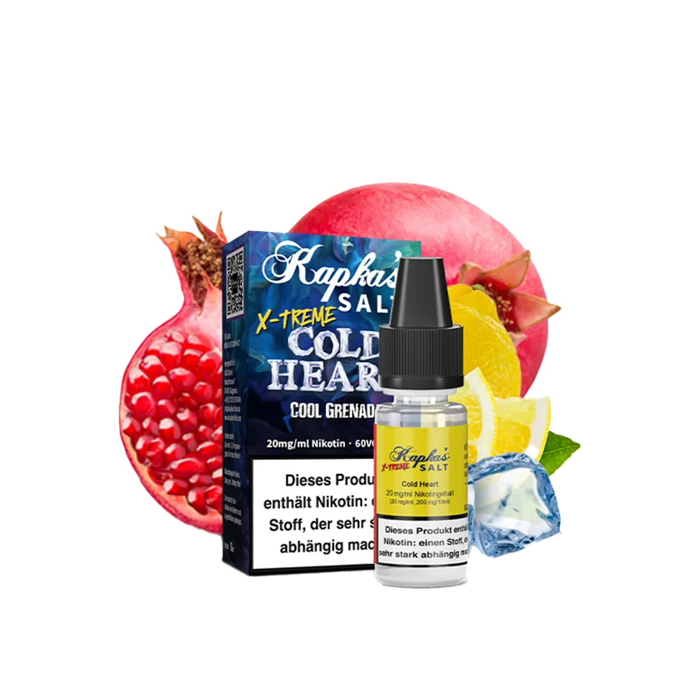 Kapka`s Nikotinsalz - Cold Heart Xtreme - Liquid 20mg 10ml