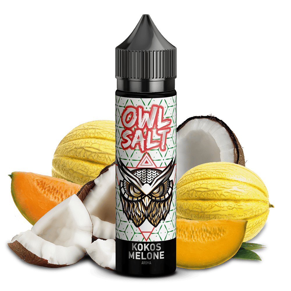 OWL Salt Aroma Longfill - Kokos Melone - 10ml in 60ml Flasche