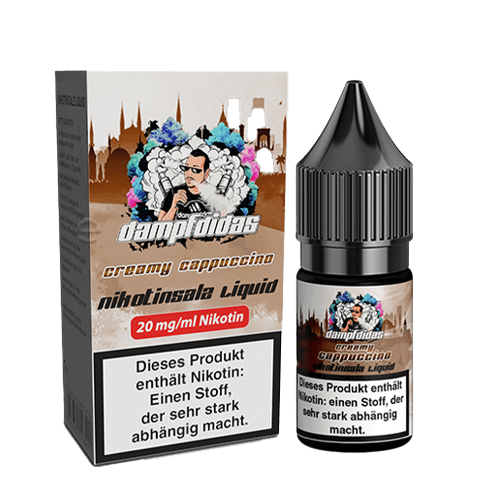 Dampfdidas Nikotinsalz - Creamy Cappuccino - 10ml Liquid 20mg