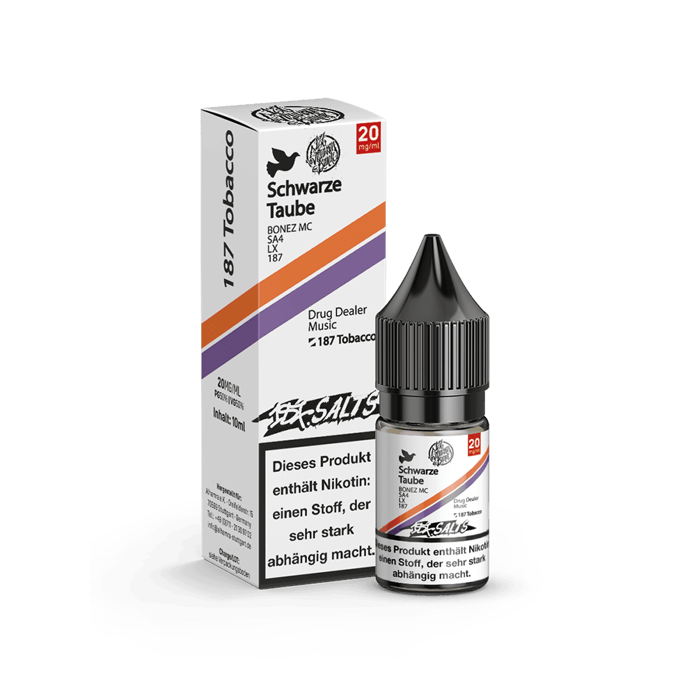 187 Strassenbande Nikotinsalz - Schwarze Taube - 10ml Liquid 20mg