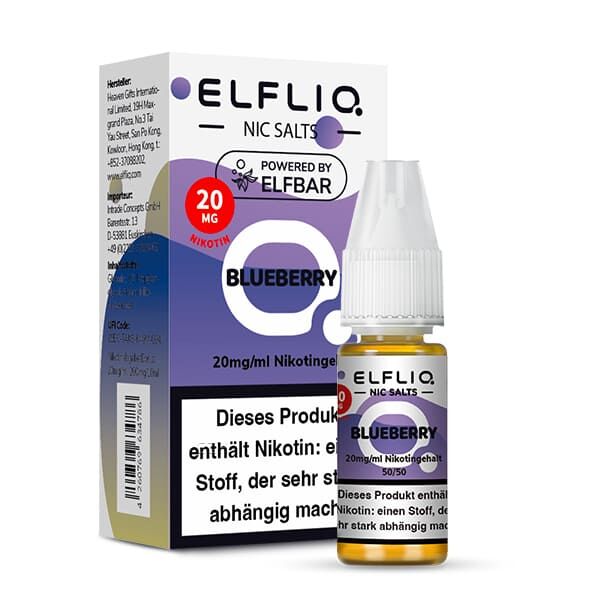 Elfliq by Elfbar Nikotinsalz - Blueberry - Liquid 20mg 10ml