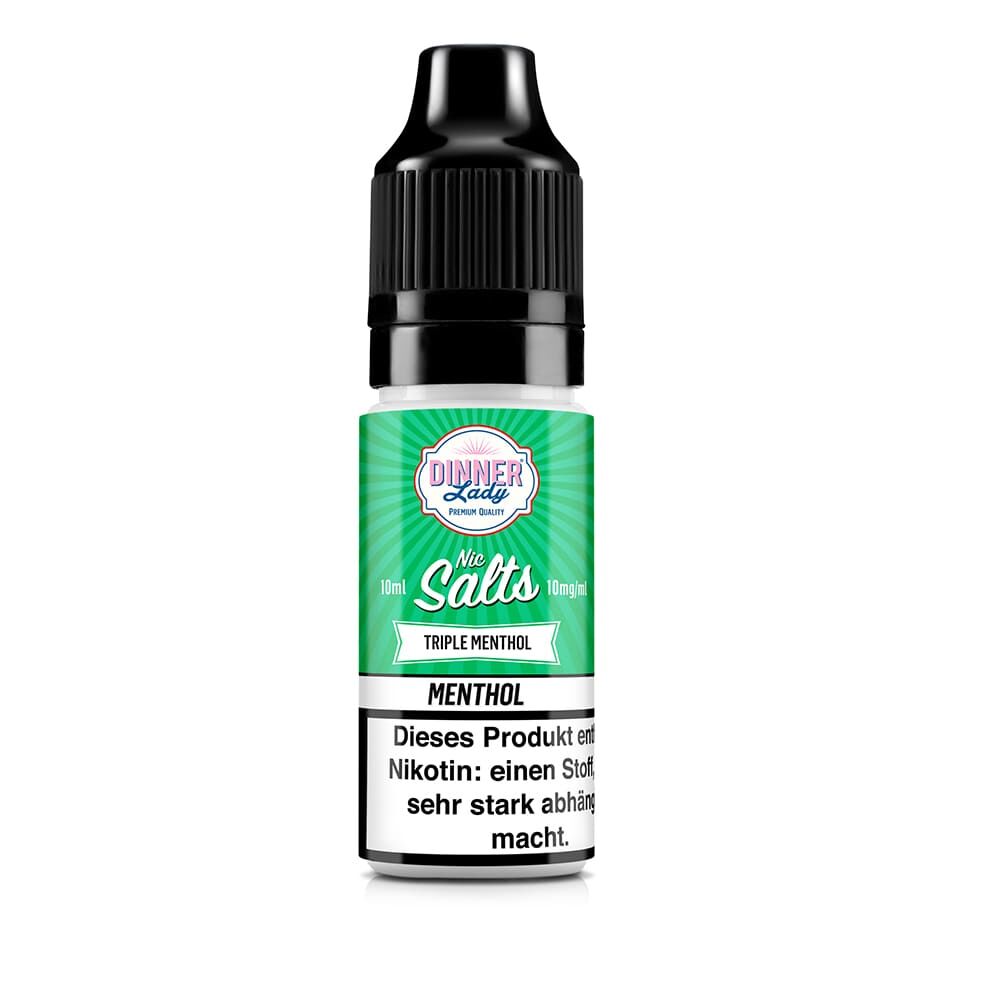 Dinner Lady Nikotinsalz - Triple Menthol - 50/50 10ml Liquid 10mg