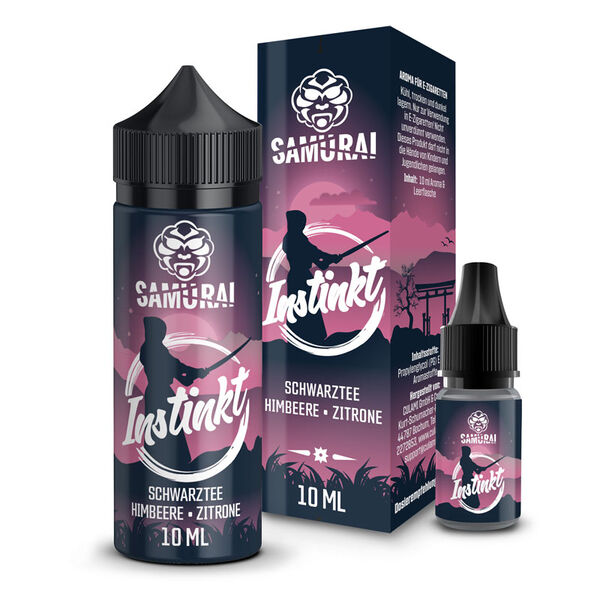 Samurai Longfill - Instinkt - 10ml Aroma in 120ml Flasche