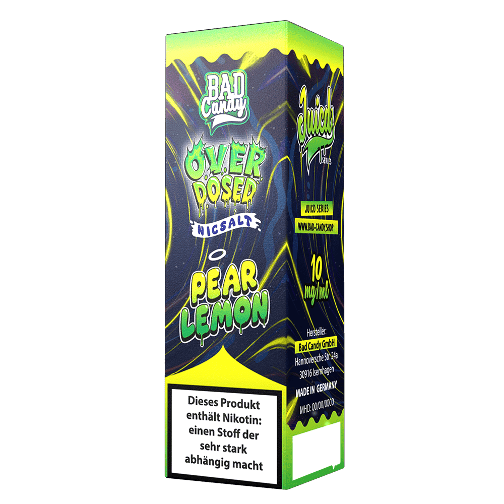 Bad Candy Nikotinsalz - Pear Lemon - Overdosed 10ml Liquid 20mg