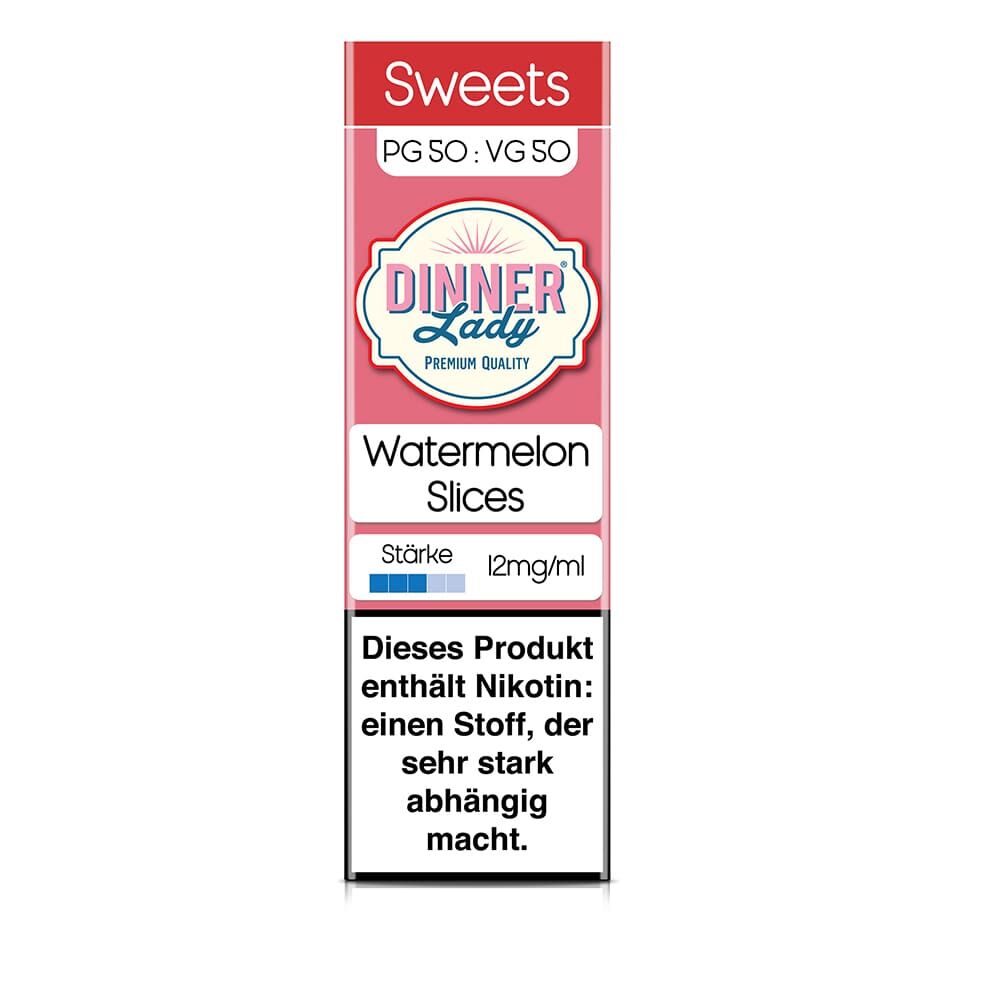 Dinner Lady Liquid - Watermelon Slices - 50/50 10ml 12mg