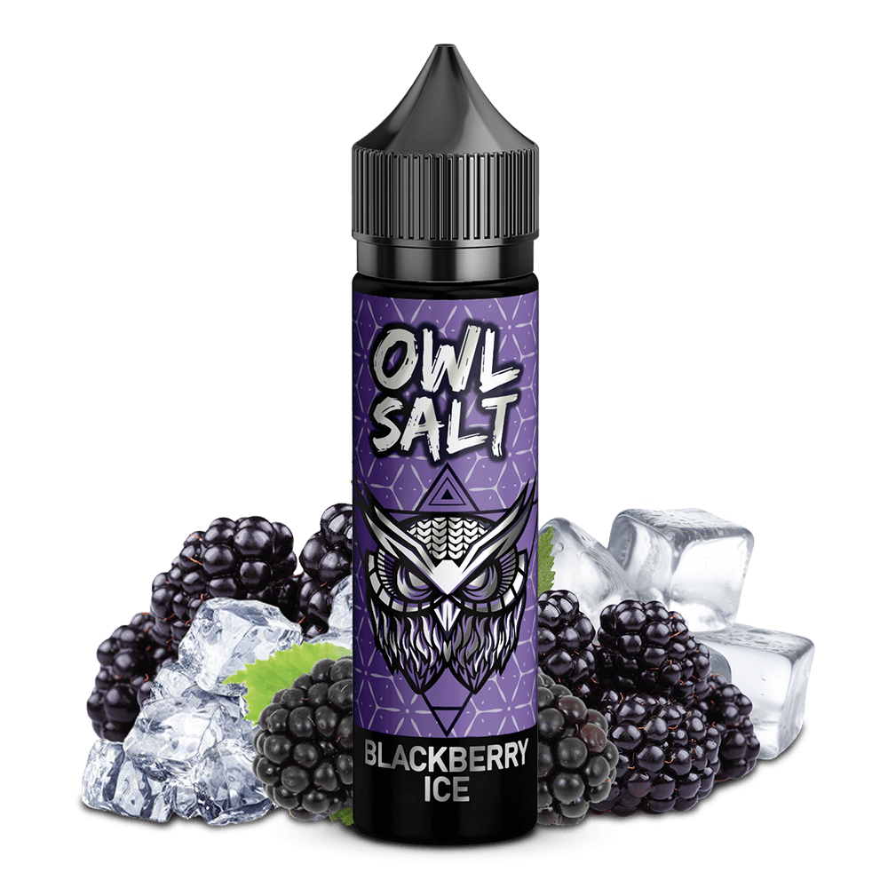 OWL Salt Aroma Longfill - Blackberry Ice - 10ml in 60ml Flasche