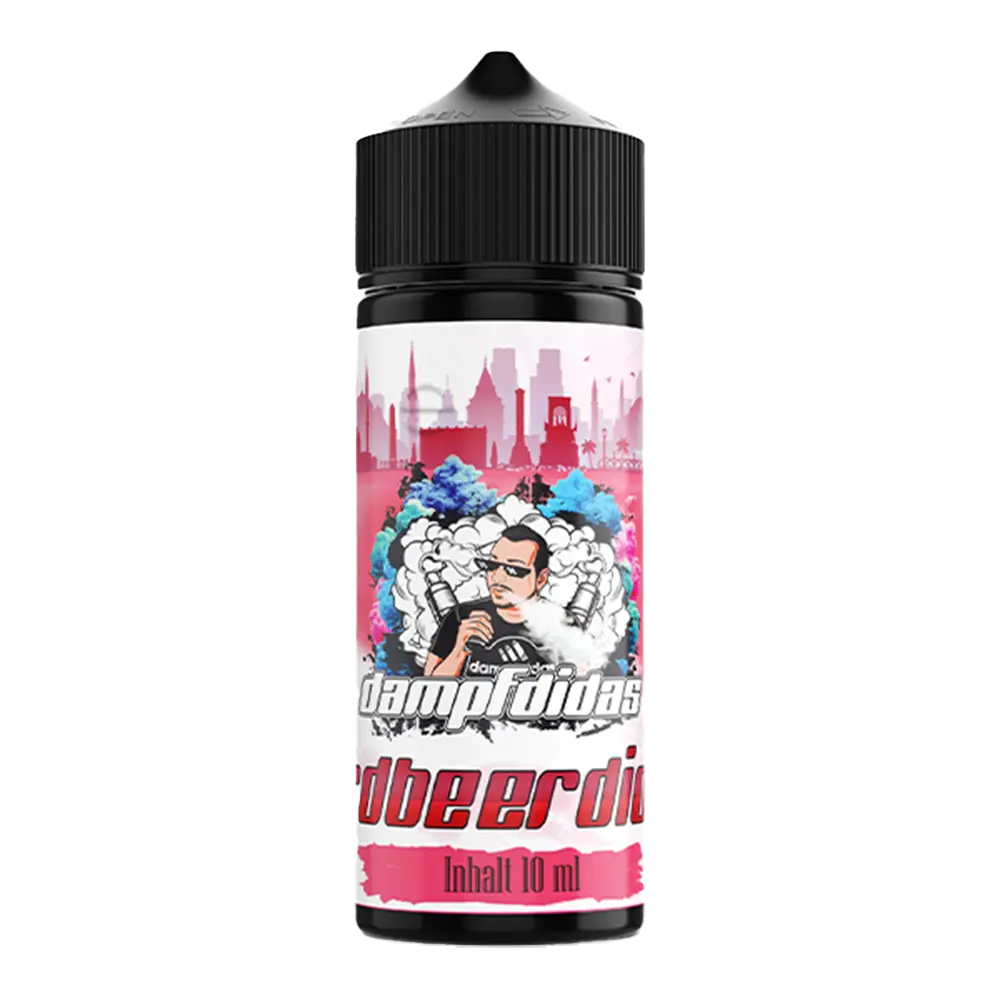 Dampfdidas Longfill - Erdbeerdidas - 10ml Aroma in 120ml Flasche