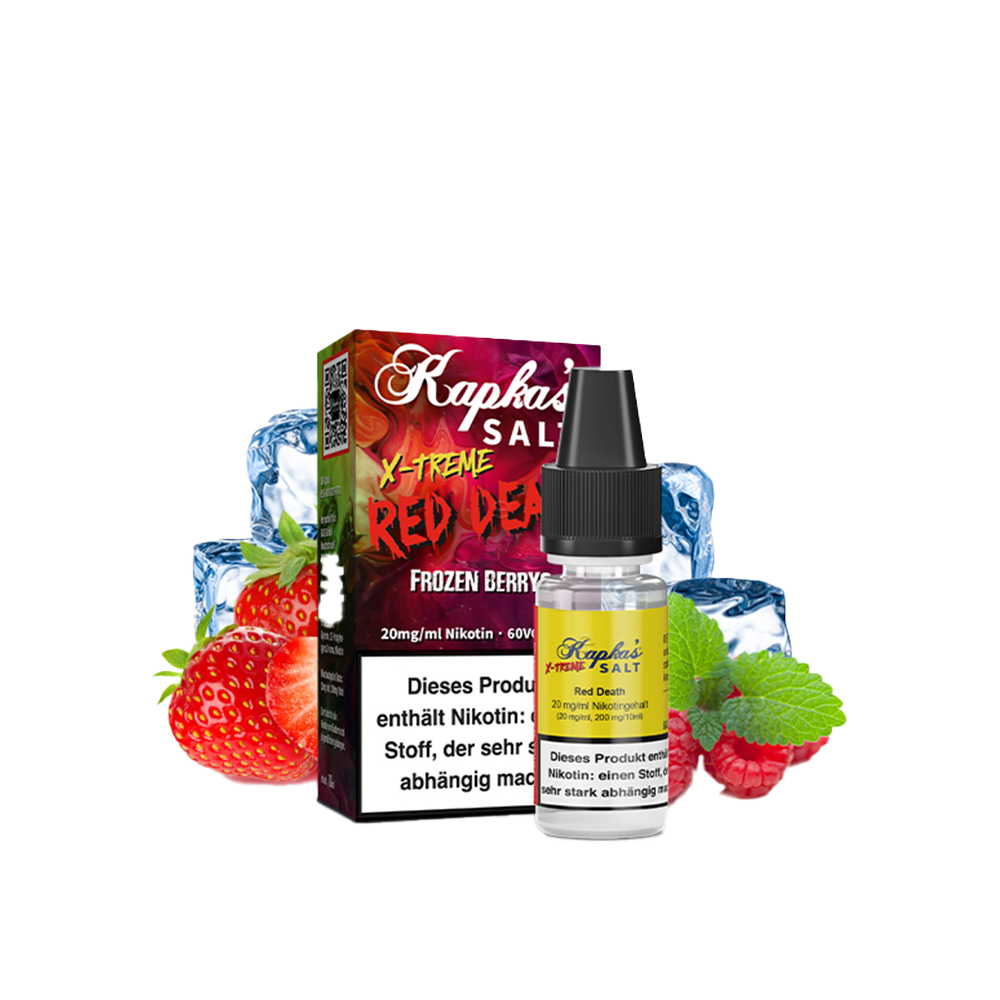 Kapka`s Nikotinsalz - Red Death Xtreme - Liquid 10mg 10ml