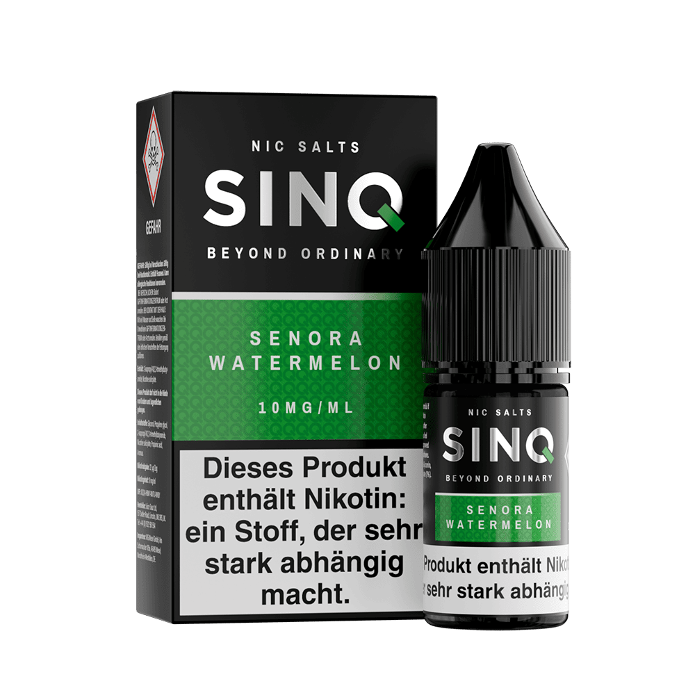 SINQ Nikotinsalz - Sonora Watermelon - 10ml Liquid 10mg SINQ Nikotinsalz - Sonora Watermelon - 10ml Liquid 10mg