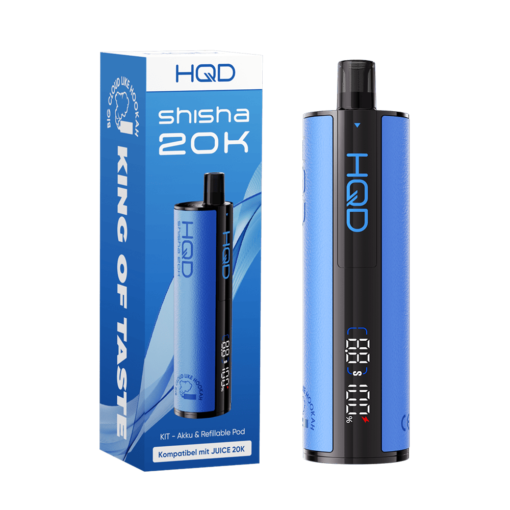 HQD Shisha 20K Refillable Pod Kit - Blue