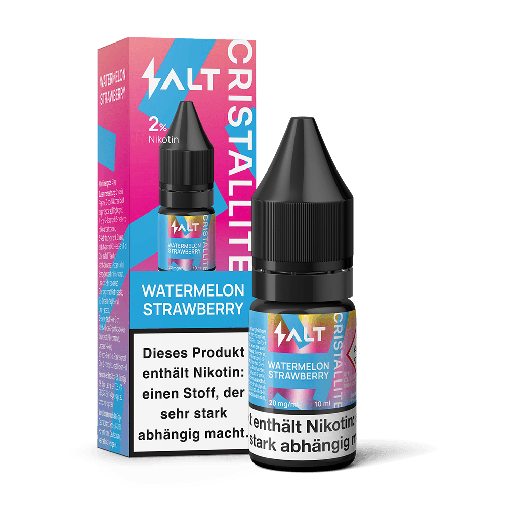 SALT Cristallite Nikotinsalz - Watermelon Strawberry - 10ml Liquid 20mg
