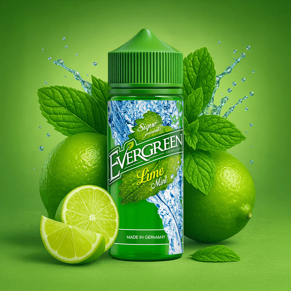 Evergreen Longfill - Lime Mint - 8ml Aroma in 120ml Flasche