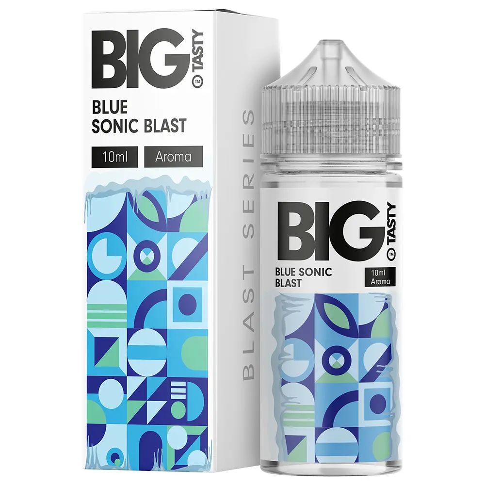 Big Tasty Longfill - Blue Sonic Blast - 10ml Aroma in 120ml Flasche