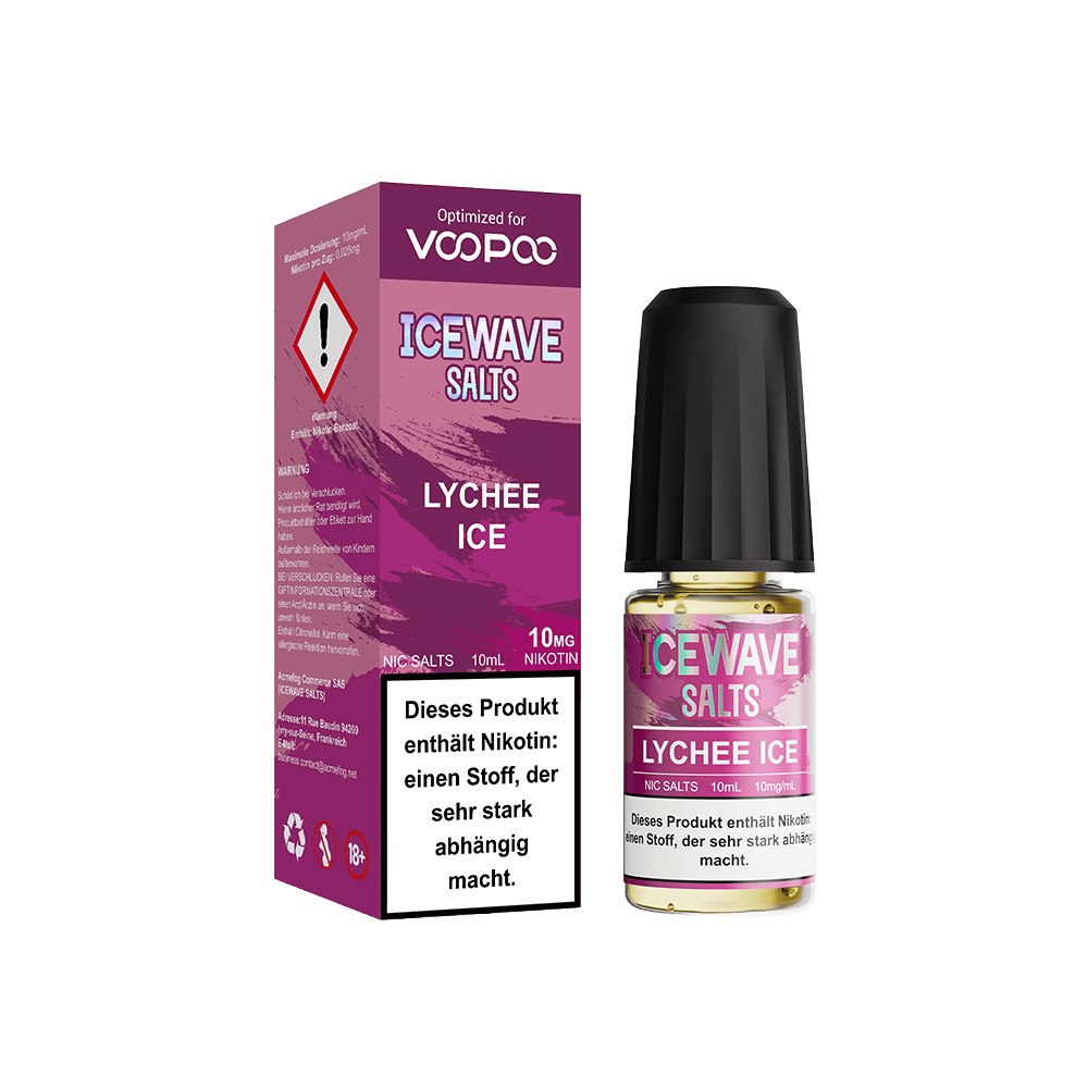 Icewave Nikotinsalz - Lychee Ice - 10ml Liquid 10mg