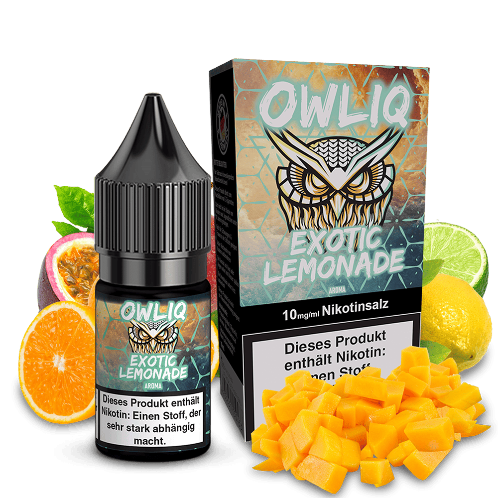 OWLIQ Nikotinsalz - Exotic Lemonade - 10ml Liquid 10mg