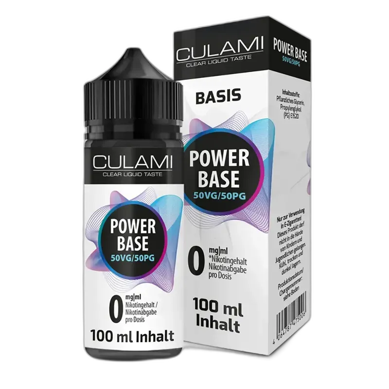 Culami Power Base - 50/50 - 0mg 100ml Culami Power Base - 50/50 - 0mg 100ml