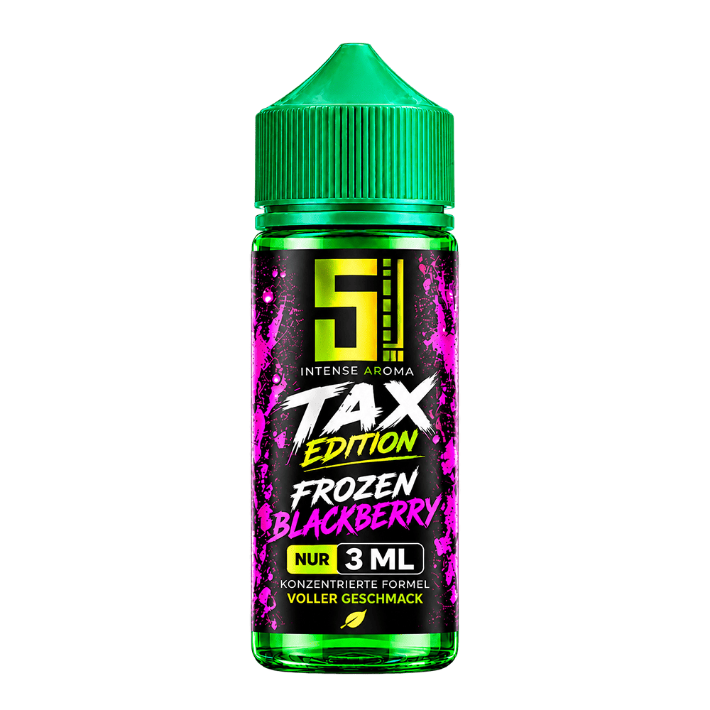 5EL TAX Edition Longfill - Frozen Blackberry - 3ml Aroma in 120ml Flasche