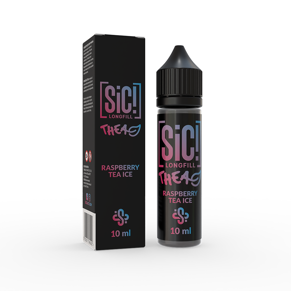 SIC Longfill - Raspberry Tea Ice - 10ml Aroma in 60ml Flasche