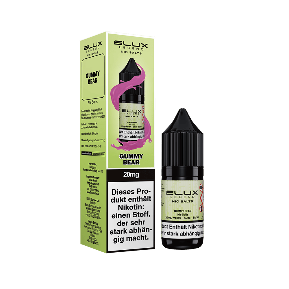 Elux Nikotinsalz - Gummy Bear - Liquid 20mg 10ml