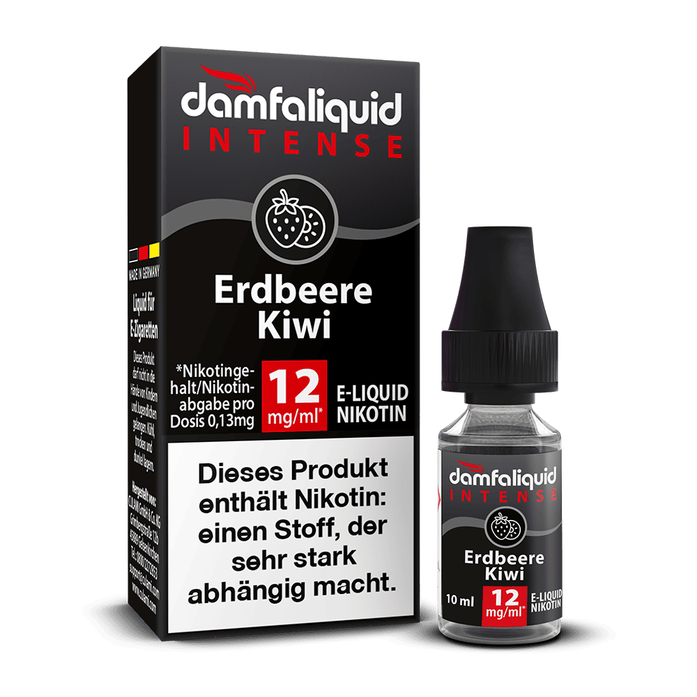 damfaliquid - Erdbeere Kiwi 12mg 10ml INTENSE