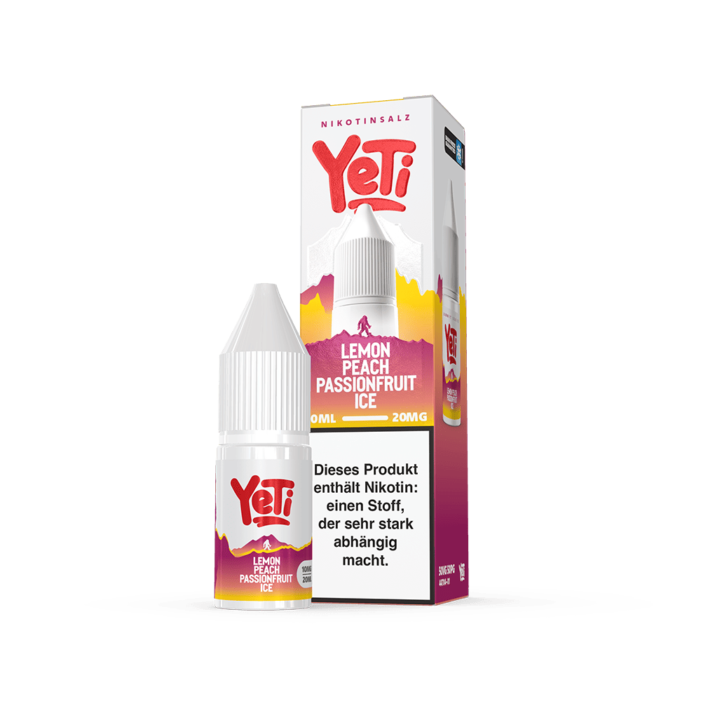 Yeti Summit Nikotinsalz - Lemon Peach Passionsfruit Ice - Overdosed 10ml Liquid 20mg