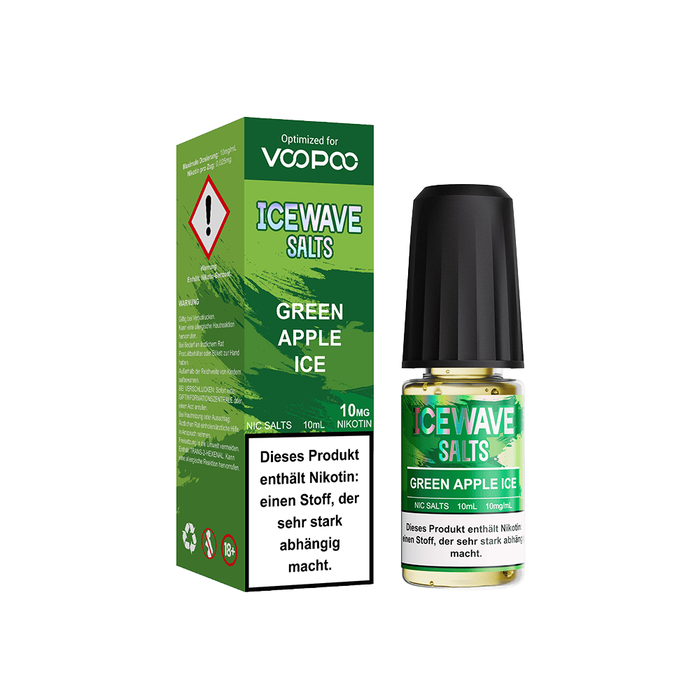 Icewave Nikotinsalz - Green Apple Ice - 10ml Liquid 10mg