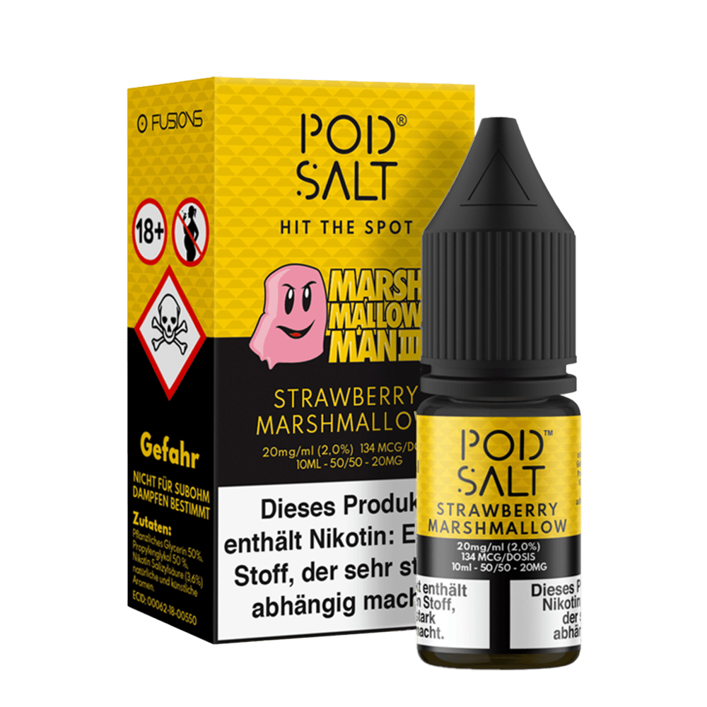 Pod Salt Fusion - Marshmallow Man III - 10ml Liquid 20mg Nikotinsalz