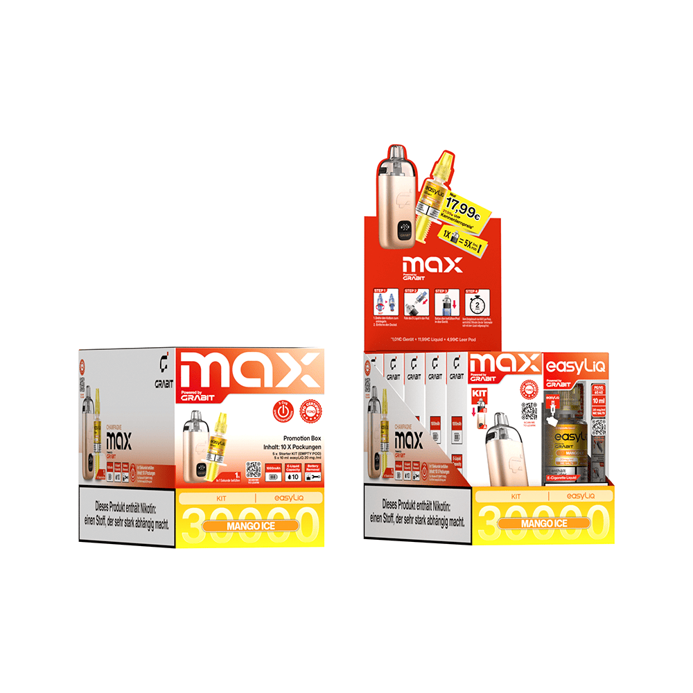 EasyLiQ Promotion Bundle - Mango Ice - 20mg 10ml