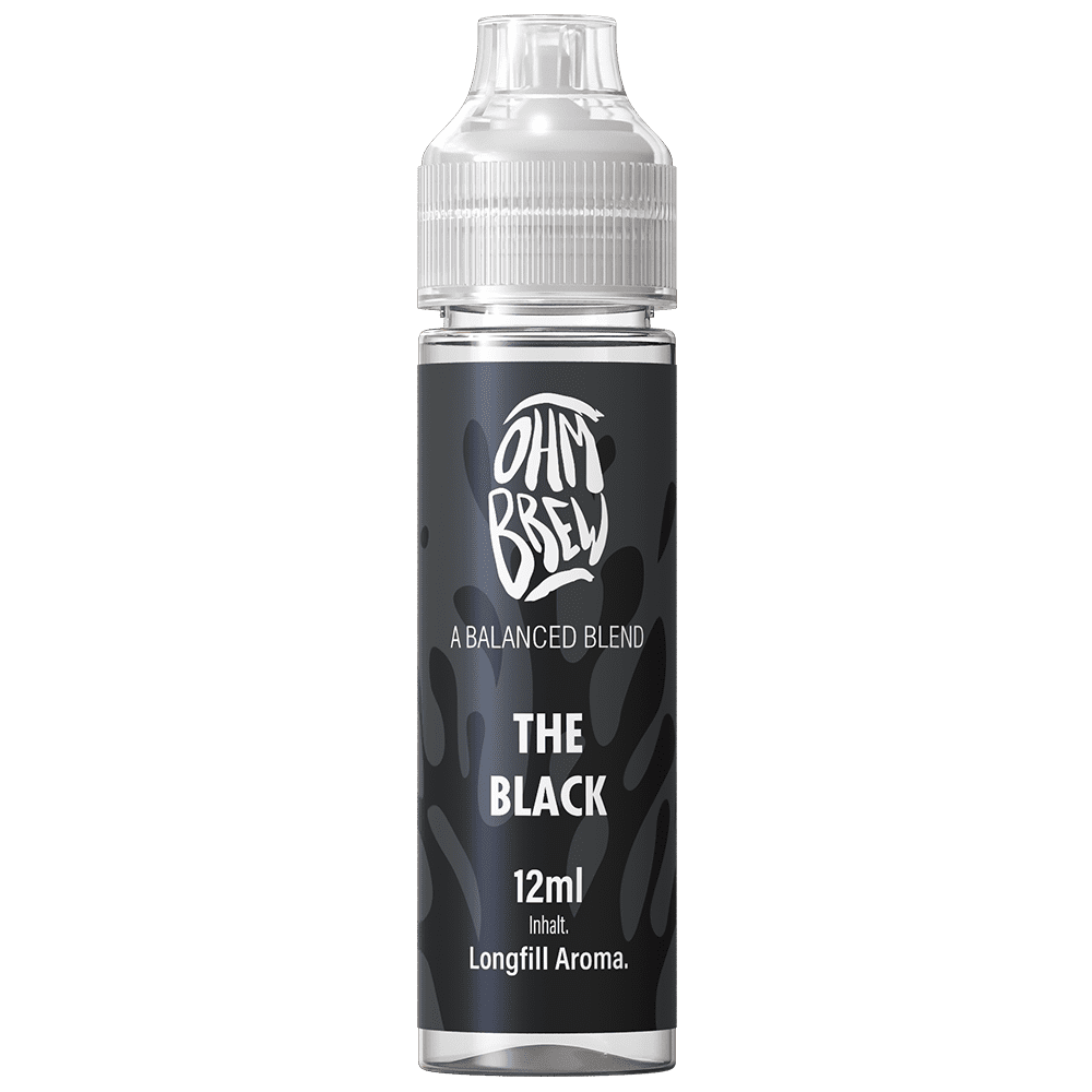 Ohm Brew Aroma Longfill - The Black - 12ml in 60ml Flasche