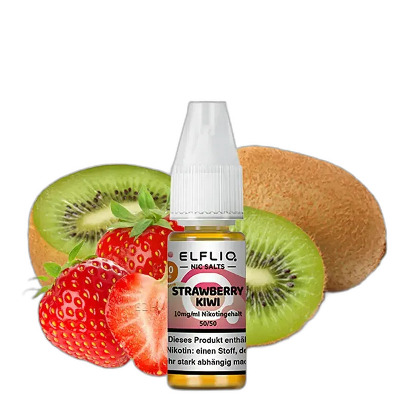 Elfliq by Elfbar Nikotinsalz - Strawberry Kiwi - Liquid 10mg 10ml Elfliq by Elfbar Nikotinsalz - Strawberry Kiwi - Liquid 10mg 10ml